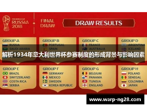 解析1934年意大利世界杯参赛制度的形成背景与影响因素